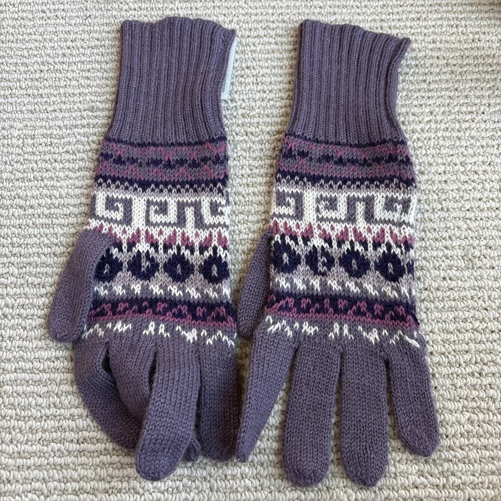 NWT Cusco Peru Lazos Baby Alpaca 100%, Womens ADULT GLOVES. Made in Peru